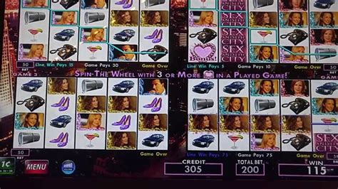 sex in the city slot machine